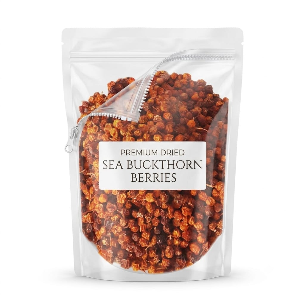 Himalayan Sea Buckthorn Berries - Dried - Ladakh Superfood - 100% Natural