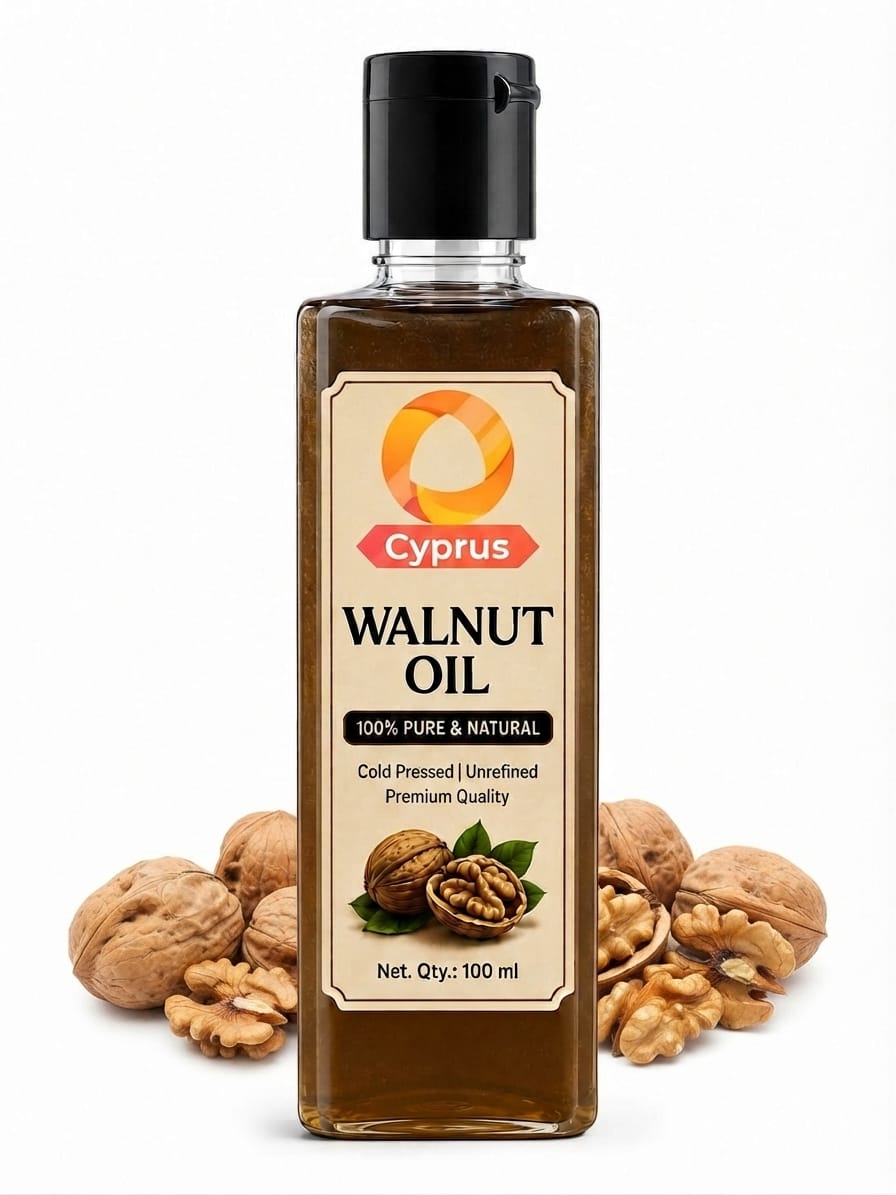Cold Pressed Kashmiri Walnut Oil - 100% Pure Akhrot Tel - Wood Pressed